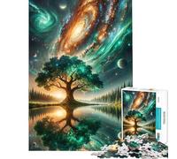 Jigsaw Puzzle 1000 Piece for Teenagers Cosmic Infinity Grove Puzzle for Adults Fun Games Enhance Memory Help The Brain Exercise (Size 38x52cm)