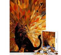 Jigsaw Puzzle 1000 Piece for Teenagers Cub Becoming Impossible Game Suitable for Couples Toy Wall Decor Help The Brain Exercise (38X52CM)