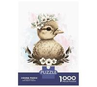 Jigsaw Puzzle 1000 Piece for Teenagers Cute Baby Duck Duckling Jigsaw for Adults DIY Toys Pattern Assembly for Birthday, Chrismas 52x38cm/1000pcs