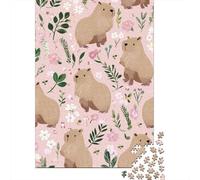 Jigsaw Puzzle 1000 Piece for Teenagers Cute Capybara Pattern-1 Jigsaw for Adults Hands-on Game Wall Decoration Deal As Gifts for The Whole Family 70x50cm/1000pcs