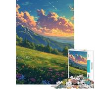 Jigsaw Puzzle 1000 Piece for Teenagers Dawns Early Bloom Puzzles for Adults Relaxing Games A Work of Art Stress Reduction Gifts (Size 38x52cm)