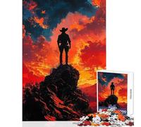Jigsaw Puzzle 1000 Piece for Teenagers Desperado Painting Jigsaw 1000 Pieces Practical Game Gifts For Birthdays Perfect Decoration (50x75cm)
