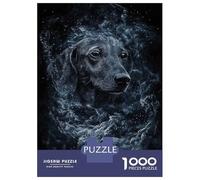 Jigsaw Puzzle 1000 Piece for Teenagers Dog in Space Dachshund Nebula Puzzles for Adults Fun Games Wall Decoration Stress Reduction Gifts 52x38cm/1000pcs