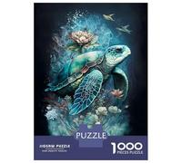 Jigsaw Puzzle 1000 Piece for Teenagers Dreamlike Turtle Puzzles for Adults Fun Games Wall Decoration Stress Reduction Gifts 38x26cm/1000pcs