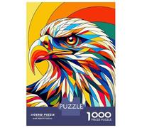 Jigsaw Puzzle 1000 Piece for Teenagers Eagle Wpap Colorful Teenager Puzzles Brain Teaser Game Pattern Assembly Unique Birthday And Gifts 70x50cm/1000pcs