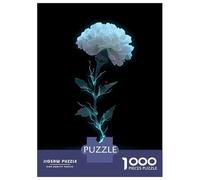 Jigsaw Puzzle 1000 Piece for Teenagers Electric Flower on Black Background Jigsaw for Adults DIY Toys Pattern Assembly for Birthday, Chrismas 52x38cm/1000pcs