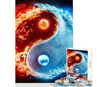 Jigsaw Puzzle 1000 Piece for Teenagers Elemental Harmony Educational Games Stress Reliever DIY Toys Help The Brain Exercise (50x75cm)