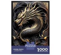 Jigsaw Puzzle 1000 Piece for Teenagers Emperor Golden Dragon Jigsaws for Adults Hands-on Game Pattern Assembly Unique Birthday And Gifts 52x38cm/1000pcs