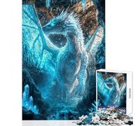 Jigsaw Puzzle 1000 Piece for Teenagers Eternal Ice Dragon Educational Games Stress Reliever DIY Toys Help The Brain Exercise (38x26cm)