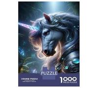 Jigsaw Puzzle 1000 Piece for Teenagers Fantasy Unicorn Wall Art Print-1 Puzzle for Adults Fun Games Presents for Women for Birthday, Chrismas 52x38cm/1000pcs