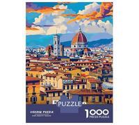Jigsaw Puzzle 1000 Piece for Teenagers Florence Cityscape Jigsaws for Adults Hands-on Game Pattern Assembly Unique Birthday And Gifts 52x38cm/1000pcs
