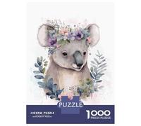 Jigsaw Puzzle 1000 Piece for Teenagers Flower Koala Bear Painting Jigsaw for Adults DIY Toys Pattern Assembly for Birthday, Chrismas 38x26cm/1000pcs