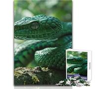 Jigsaw Puzzle 1000 Piece for Teenagers Forest Cobra Cozy Soothing Indoor Downtime Advanced Precision Cut Play Toy Size 50x75cm