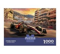 Jigsaw Puzzle 1000 Piece for Teenagers Formula 1 Grand Finale Race Car Adult Puzzles Fun Games Difficult Challenge Stress Reduction Gifts 52x38cm/1000pcs