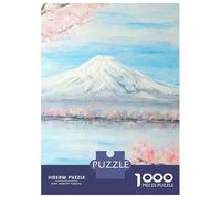 Jigsaw Puzzle 1000 Piece for Teenagers Fuji Blossom Jigsaw for Adults DIY Toys Pattern Assembly for Birthday, Chrismas 70x50cm/1000pcs