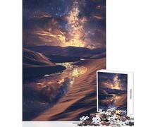 Jigsaw Puzzle 1000 Piece for Teenagers Galactic Desert Oasis Puzzle For Teenagers Stress Reliever for Birthday, Chrismas Birthday Present, Gifts, (50x75cm)