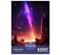 Jigsaw Puzzle 1000 Piece for Teenagers Galaxy Mountain Road Jigsaw for Adults Hands-on Game Difficult Hard Stress Reduction Gifts 70x50cm/1000pcs