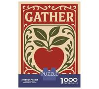 Jigsaw Puzzle 1000 Piece for Teenagers Gather Apple Art Puzzles for Adults Brain Teaser Game Analysis And Logic Help The Brain Exercise 38x26cm/1000pcs