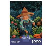 Jigsaw Puzzle 1000 Piece for Teenagers Grandmas Garden Harvest Puzzle for Adults Hands-on Game Staycation Kill Time Help The Brain Exercise 70x50cm/1000pcs
