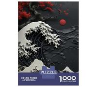 Jigsaw Puzzle 1000 Piece for Teenagers Great Wave Off Kanagawa Jigsaw for Adults Relax Games For Family Fun Deal As Gifts for The Whole Family 70x50cm/1000pcs