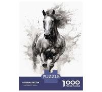 Jigsaw Puzzle 1000 Piece for Teenagers Horse Splashes Jigsaw for Adults Hands-on Game Difficult Hard Stress Reduction Gifts 70x50cm/1000pcs
