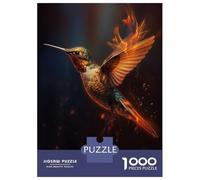 Jigsaw Puzzle 1000 Piece for Teenagers Hummingbird Jigsaw for Adults Hands-on Game Difficult Hard Stress Reduction Gifts 38x26cm/1000pcs