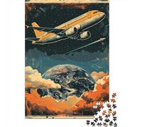 Jigsaw Puzzle 1000 Piece for Teenagers Interstellar Flight Adventure Jigsaw for Adults Relax Games For Family Fun Deal As Gifts for The Whole Family 38x26cm/1000pcs