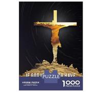 Jigsaw Puzzle 1000 Piece for Teenagers Jesus Christ Quote Puzzles for Adults Brain Teaser Game Analysis And Logic Help The Brain Exercise 70x50cm/1000pcs