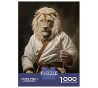 Jigsaw Puzzle 1000 Piece for Teenagers Karate Lion Jigsaw for Adults DIY Toys Pattern Assembly for Birthday, Chrismas 52x38cm/1000pcs