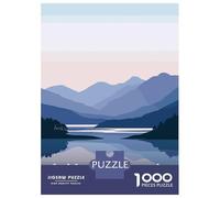 Jigsaw Puzzle 1000 Piece for Teenagers Loch Lomond & The Trossachs Puzzle for Adults Fun Games Presents for Women for Birthday, Chrismas 38x26cm/1000pcs
