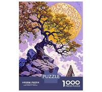 Jigsaw Puzzle 1000 Piece for Teenagers Magic Ancient Tree Teenager Puzzles Brain Teaser Game Pattern Assembly Unique Birthday And Gifts 52x38cm/1000pcs