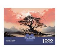 Jigsaw Puzzle 1000 Piece for Teenagers Magic Tree Landscape Fantasy Artwork Puzzle for Adults Family Games But Fun And Humorous Unique Birthday And Gifts 52x38cm/1000pcs