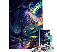 Jigsaw Puzzle 1000 Piece for Teenagers Magical Landscape Help The Brain Exercise Birthday Present Toy Wall Decor Suitable for People Aged 14 And Above (38x52cm)