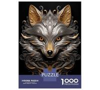 Jigsaw Puzzle 1000 Piece for Teenagers Metallic Fox Jigsaws for Adults Hands-on Game Pattern Assembly Unique Birthday And Gifts 38x26cm/1000pcs