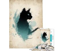 Jigsaw Puzzle 1000 Piece for Teenagers Midnight Sapphire Fun at Home Activities, Presents for Women Relax Games Suitable for Ages 14 And Up (38x26cm)