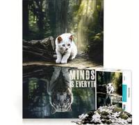 Jigsaw Puzzle 1000 Piece for Teenagers Mindset Is Everything Educational Toy Birthday Present Birthday And Unique Gifts 38x26cm