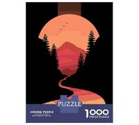 Jigsaw Puzzle 1000 Piece for Teenagers Minimalist Nature Teenager Puzzles Brain Teaser Game Pattern Assembly Unique Birthday And Gifts 38x26cm/1000pcs