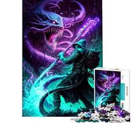 Jigsaw Puzzle 1000 Piece for Teenagers Monster Puzzle for Adults Fun Games Enhance Memory Help The Brain Exercise (Size 38x52cm)