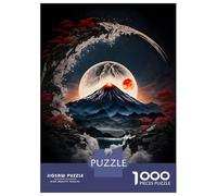 Jigsaw Puzzle 1000 Piece for Teenagers Moonlight Mt Fuji Jigsaw for Adults DIY Toys Pattern Assembly for Birthday, Chrismas 38x26cm/1000pcs