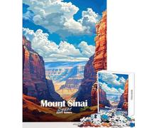 Jigsaw Puzzle 1000 Piece for Teenagers Mount Sinai Landscape Jigsaw 1000 Pieces Practical Game Gifts For Birthdays Perfect Decoration (38x26cm)