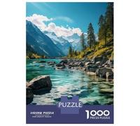 Jigsaw Puzzle 1000 Piece for Teenagers Mountain Lake Scenery Jigsaw for Adults Hands-on Game Wall Decoration Deal As Gifts for The Whole Family 52x38cm/1000pcs