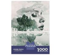 Jigsaw Puzzle 1000 Piece for Teenagers Nature's Reflection Artistic Landscape Photography Jigsaw for Adults Hands-on Game Wall Decoration Deal As Gifts for The Whole Family 52x38cm/1000pcs