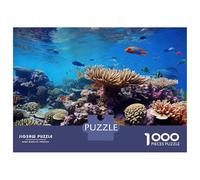 Jigsaw Puzzle 1000 Piece for Teenagers Ocean Coral Reef Scene-1 Adult Jigsaw Relaxing Games Home Decoration Deal As Gifts for The Whole Family 38x26cm/1000pcs