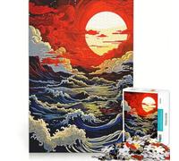 Jigsaw Puzzle 1000 Piece for Teenagers Ocean Vintage Toy Wall Decor Birthday Present Improving Love between Couples 38x52cm