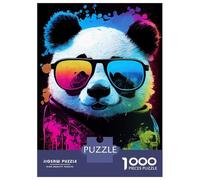 Jigsaw Puzzle 1000 Piece for Teenagers Panda Animal PopArt Jigsaw for Adults Hands-on Game Difficult Hard Stress Reduction Gifts 70x50cm/1000pcs