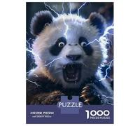 Jigsaw Puzzle 1000 Piece for Teenagers Panda Lightning Adult Jigsaw Relaxing Games Home Decoration Deal As Gifts for The Whole Family 52x38cm/1000pcs