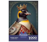 Jigsaw Puzzle 1000 Piece for Teenagers Penguin King Teenager Puzzles Brain Teaser Game Pattern Assembly Unique Birthday And Gifts 70x50cm/1000pcs