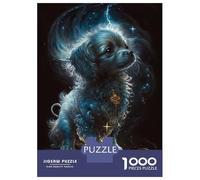 Jigsaw Puzzle 1000 Piece for Teenagers Poodle Dog Teenager Puzzles Brain Teaser Game Pattern Assembly Unique Birthday And Gifts 52x38cm/1000pcs