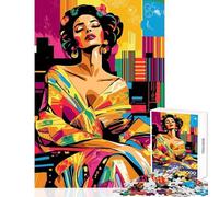 Jigsaw Puzzle 1000 Piece for Teenagers Pop Art Vision of Adele Bloch-Bauer Educational Game Presents for Women DIY Toys Gifts for Friends And Family (38X26CM)