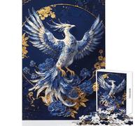 Jigsaw Puzzle 1000 Piece for Teenagers Porcelain Phoenix Reborn Jigsaw 1000 Piece Hands-on Game Gifts for Women Men Wall Decoration (38x26cm)